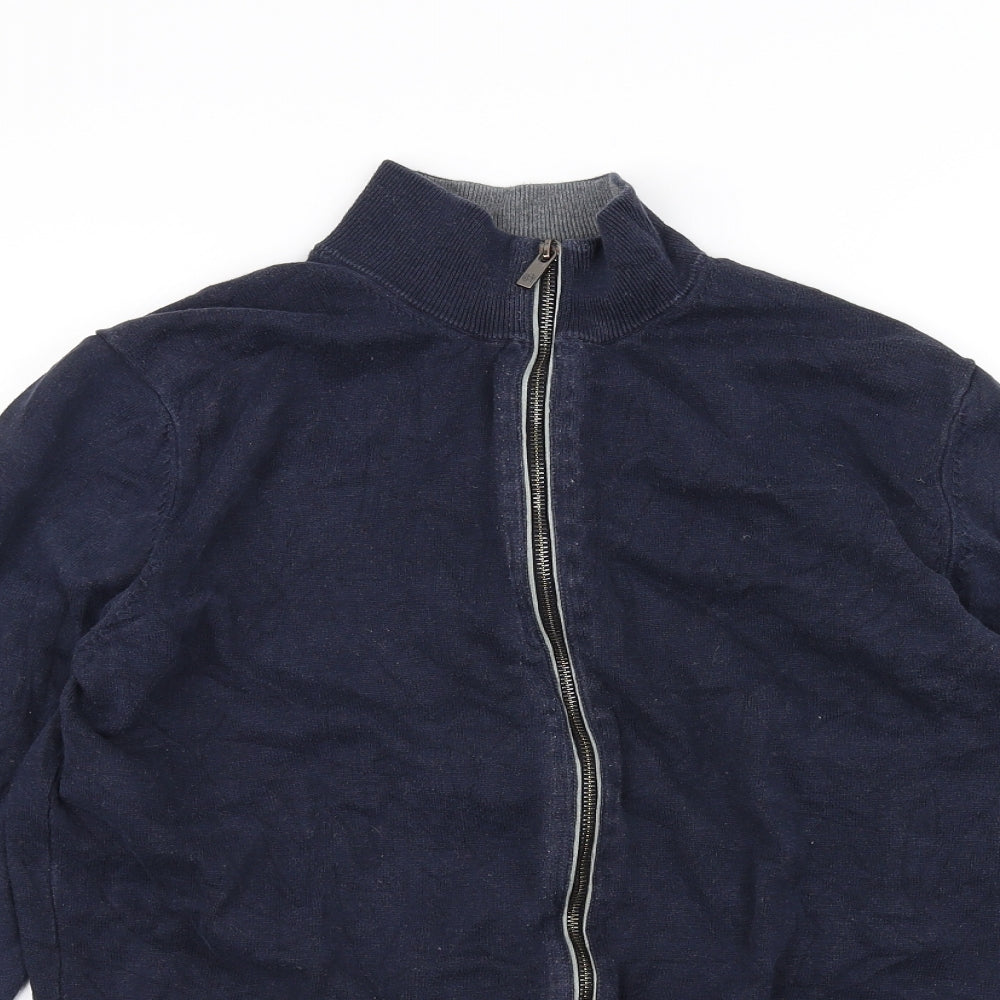 Massimo Dutti Mens Blue   Jacket  Size L
