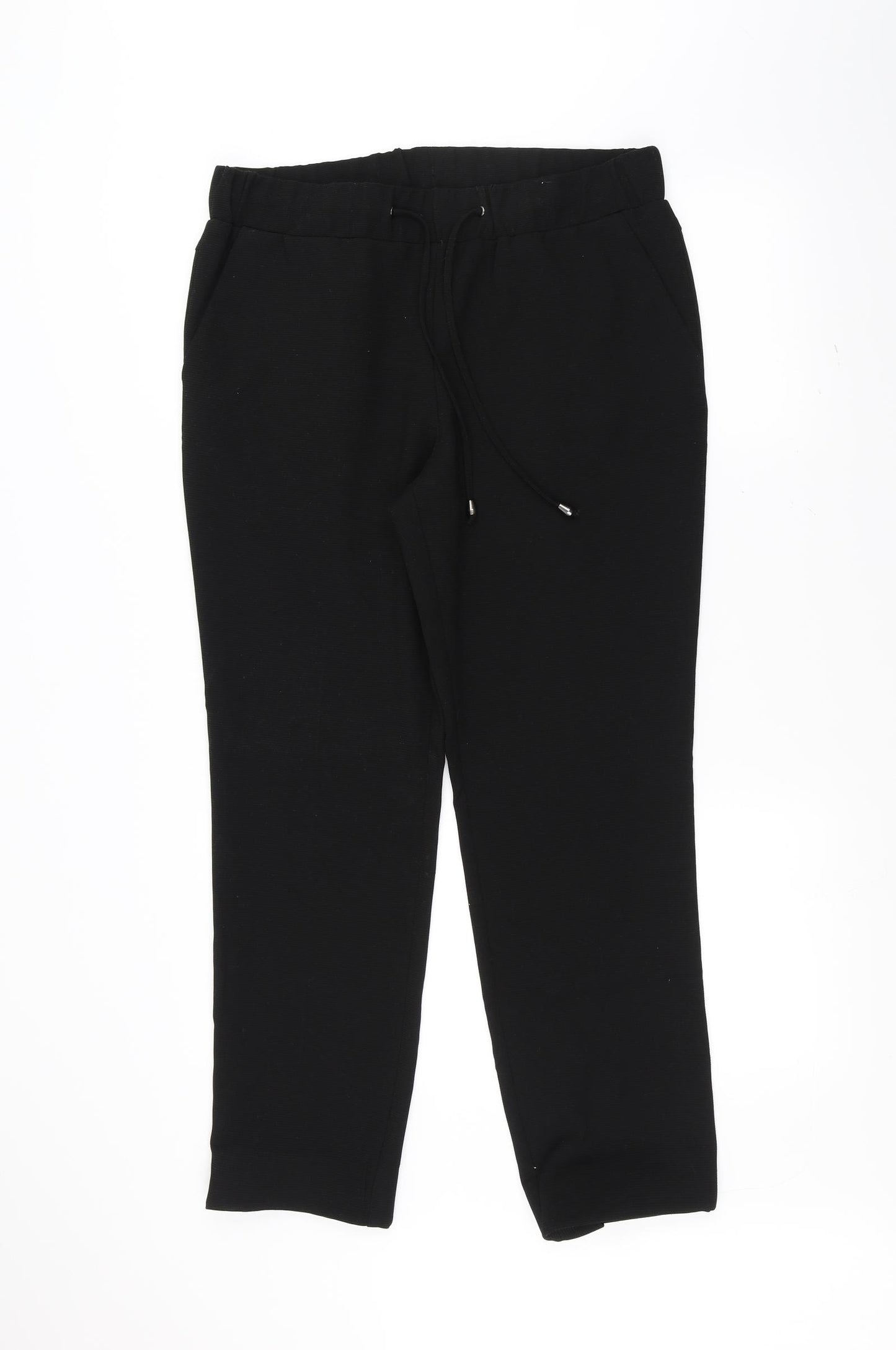TU Womens Black   Trousers  Size 14 L28 in