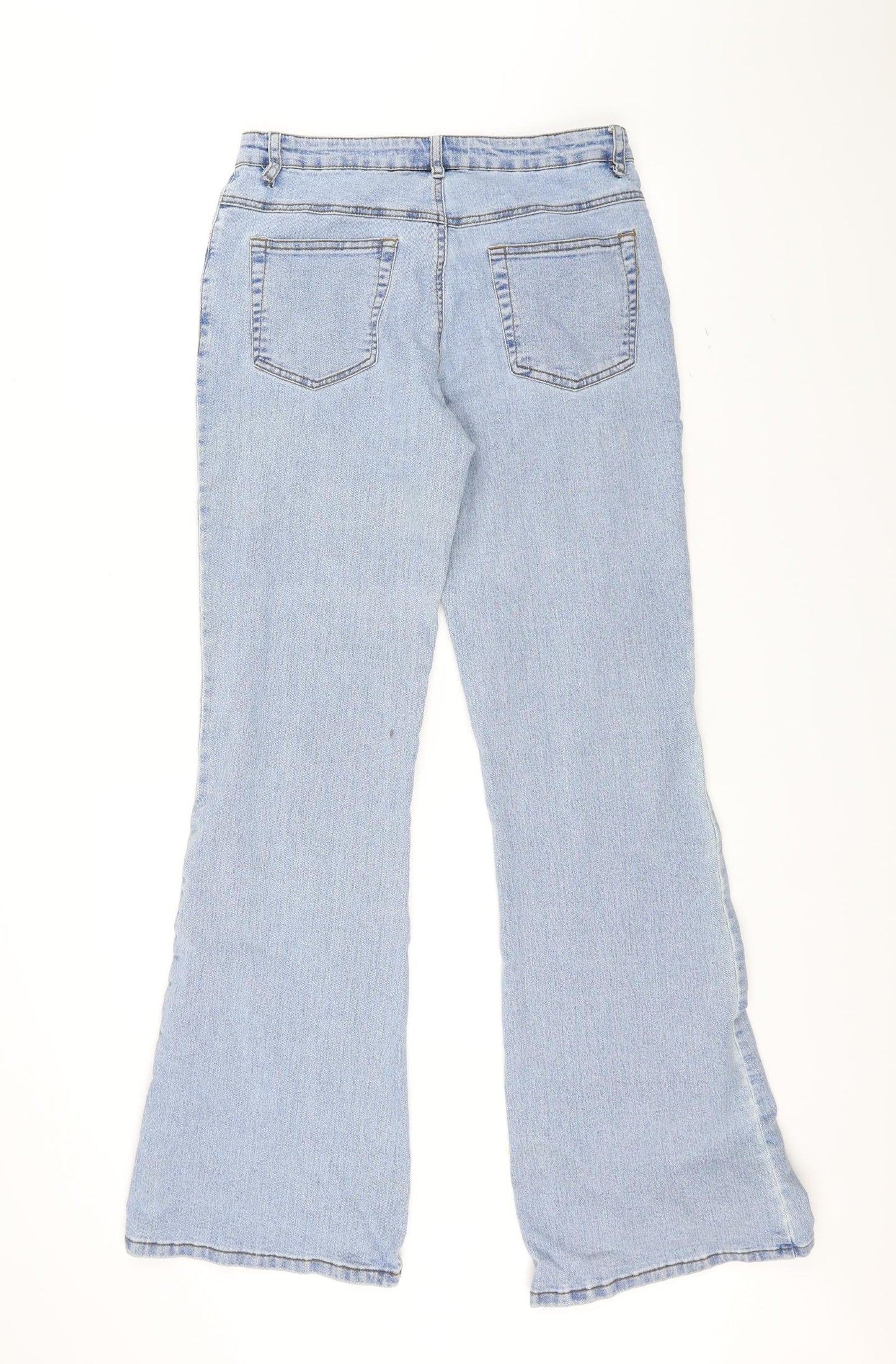emphasis Womens Blue  Denim Bootcut Jeans Size 28 L30 in