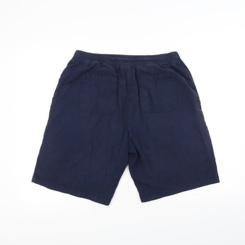 Miller Womens Blue   Sweat Shorts Size 14