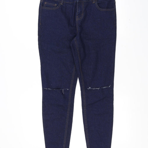New Look Womens Blue   Skinny Jeans Size 12 L27 in