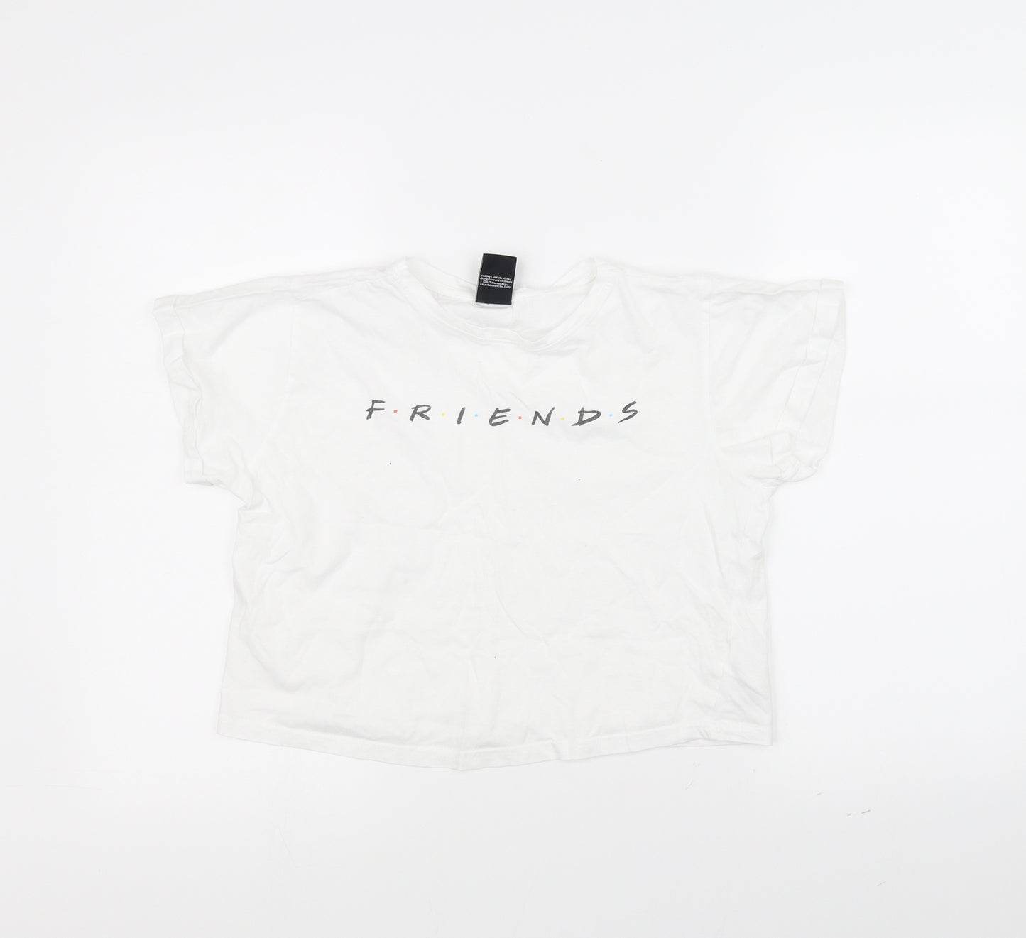 915 Womens White   Basic T-Shirt Size S