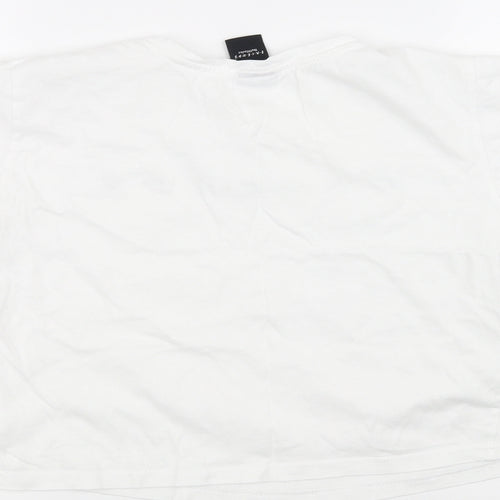 915 Womens White   Basic T-Shirt Size S