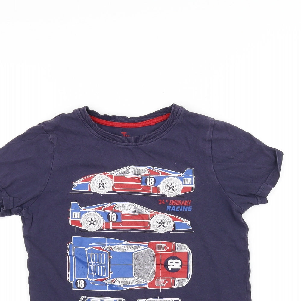 TU Boys Blue   Basic T-Shirt Size 8 Years