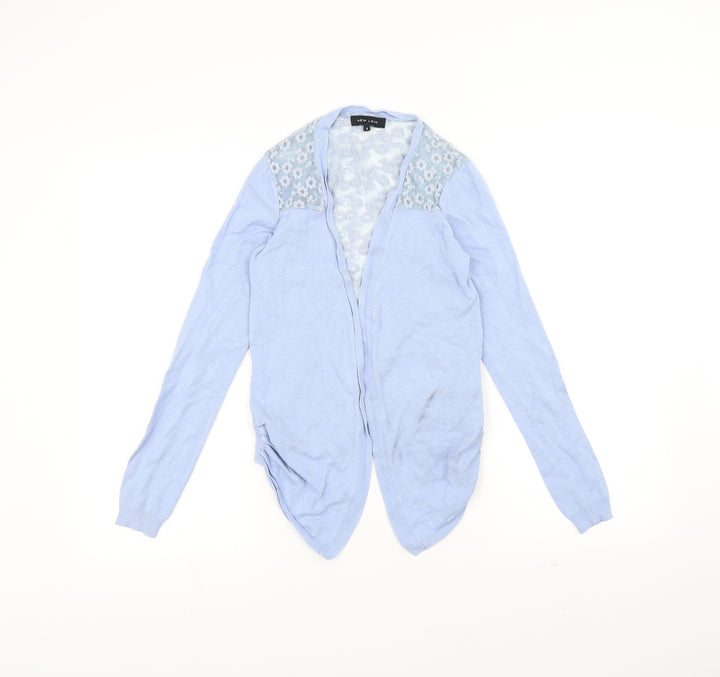 New Look Womens Blue Cardigan Jumper Size 8