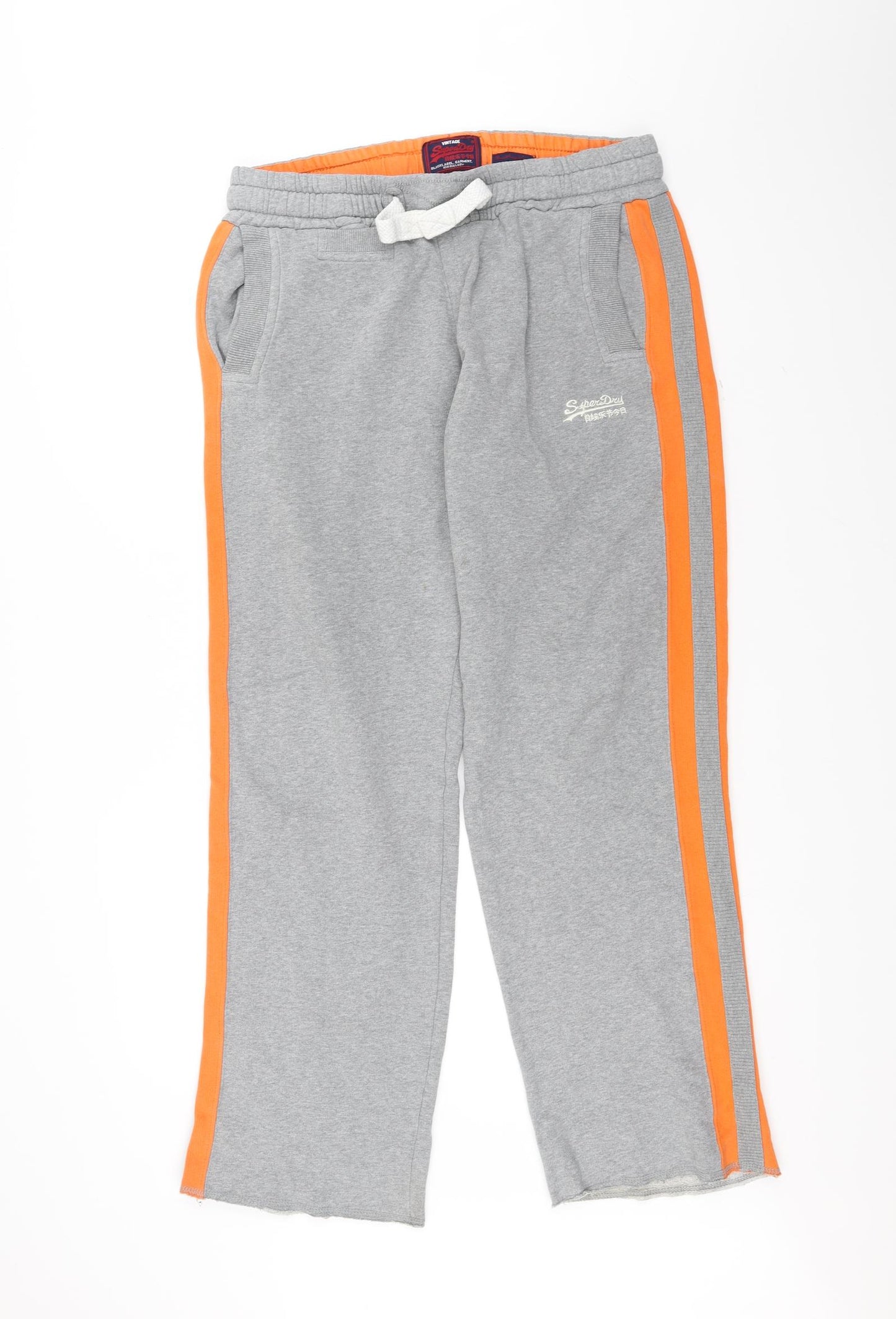 Superdry Mens Grey   Sweatpants Trousers Size L L29 in