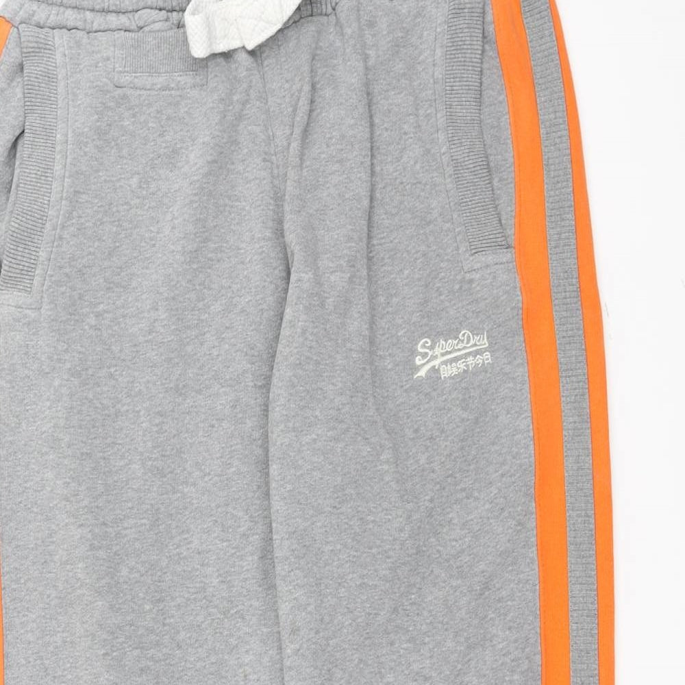 Superdry Mens Grey   Sweatpants Trousers Size L L29 in
