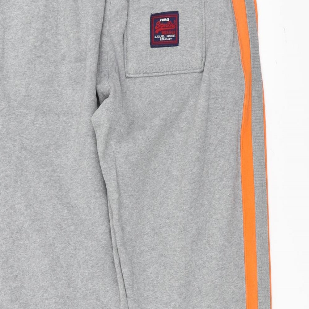 Superdry Mens Grey   Sweatpants Trousers Size L L29 in