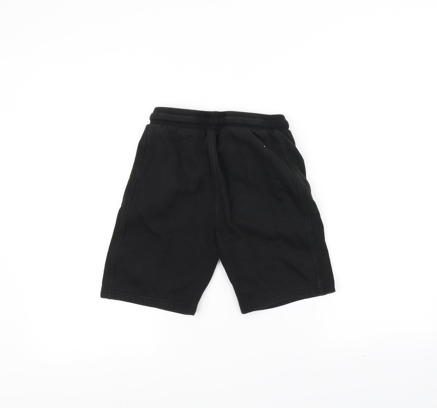 Preworn Boys Black   Sweat Shorts Size 9 Years