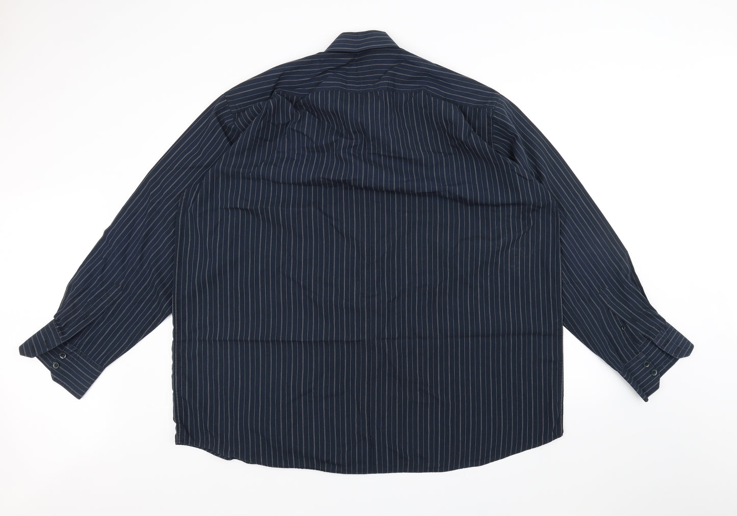 Cedar Wood State Mens Blue    Dress Shirt Size 18