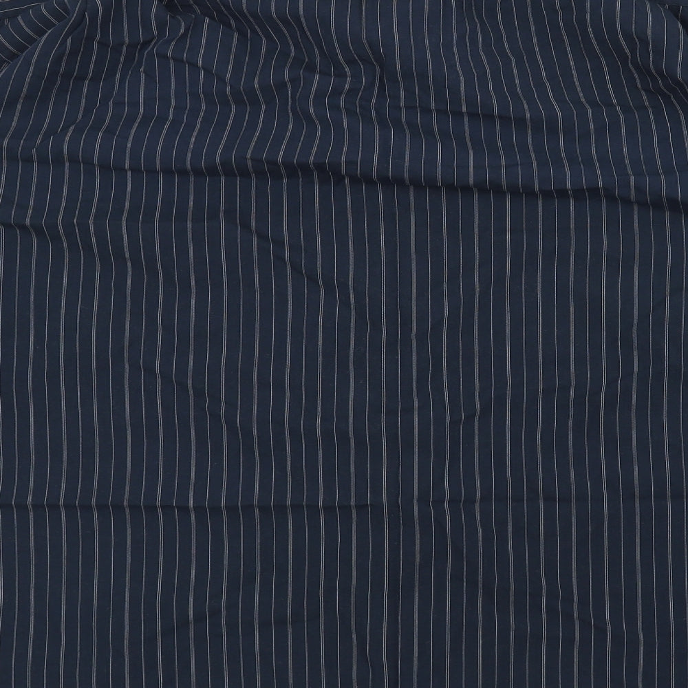 Cedar Wood State Mens Blue    Dress Shirt Size 18