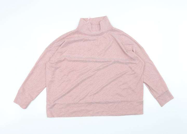 M&Co Womens Pink Pullover Jumper Size 20