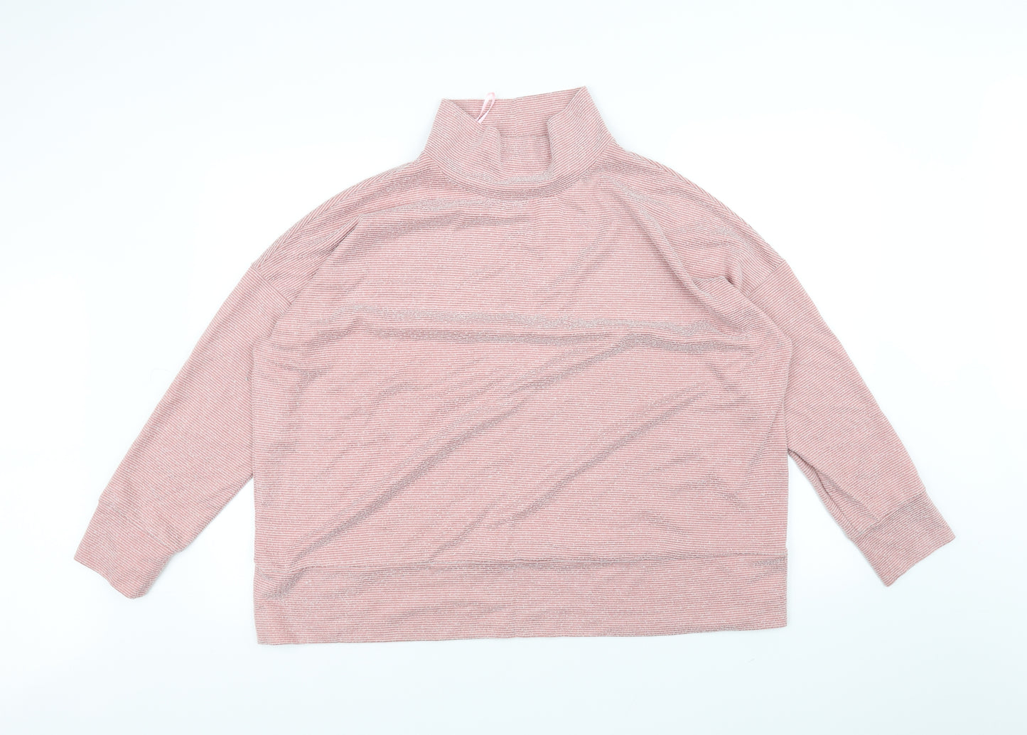 M&Co Womens Pink   Pullover Jumper Size 20