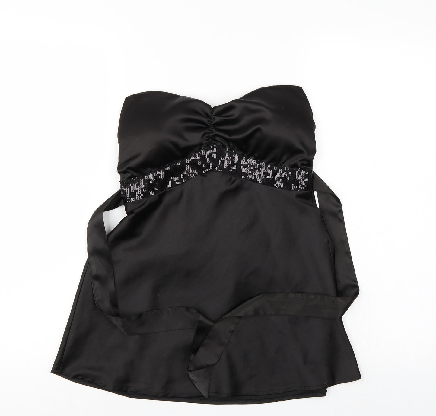 Tom Wolfe Womens Black   Basic Blouse Size 12