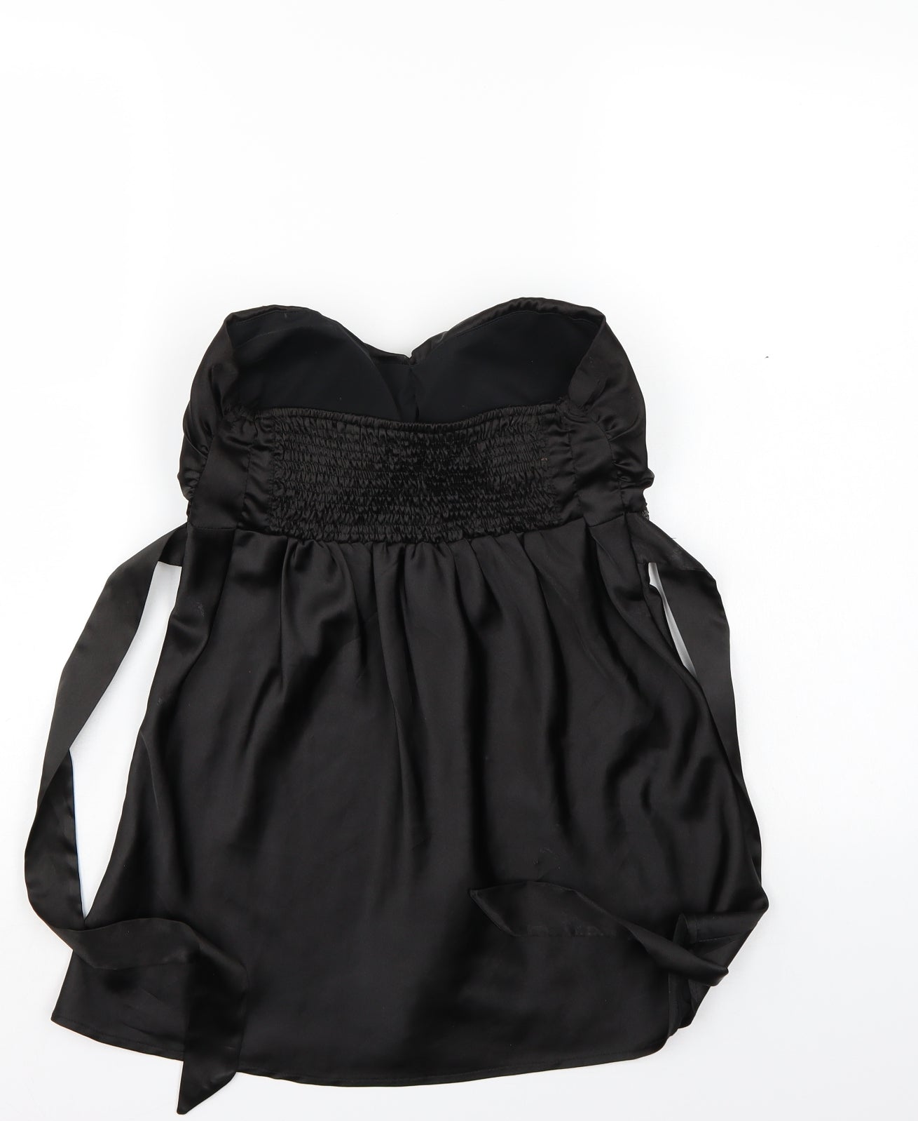 Tom Wolfe Womens Black   Basic Blouse Size 12