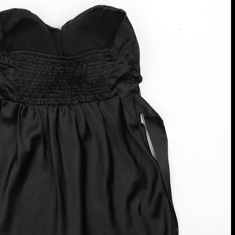 Tom Wolfe Womens Black   Basic Blouse Size 12