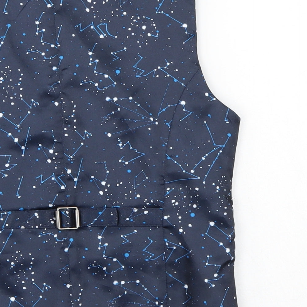 John Rocca Boys Blue    Waistcoat Size 10 Years  - Kids Waistcoat