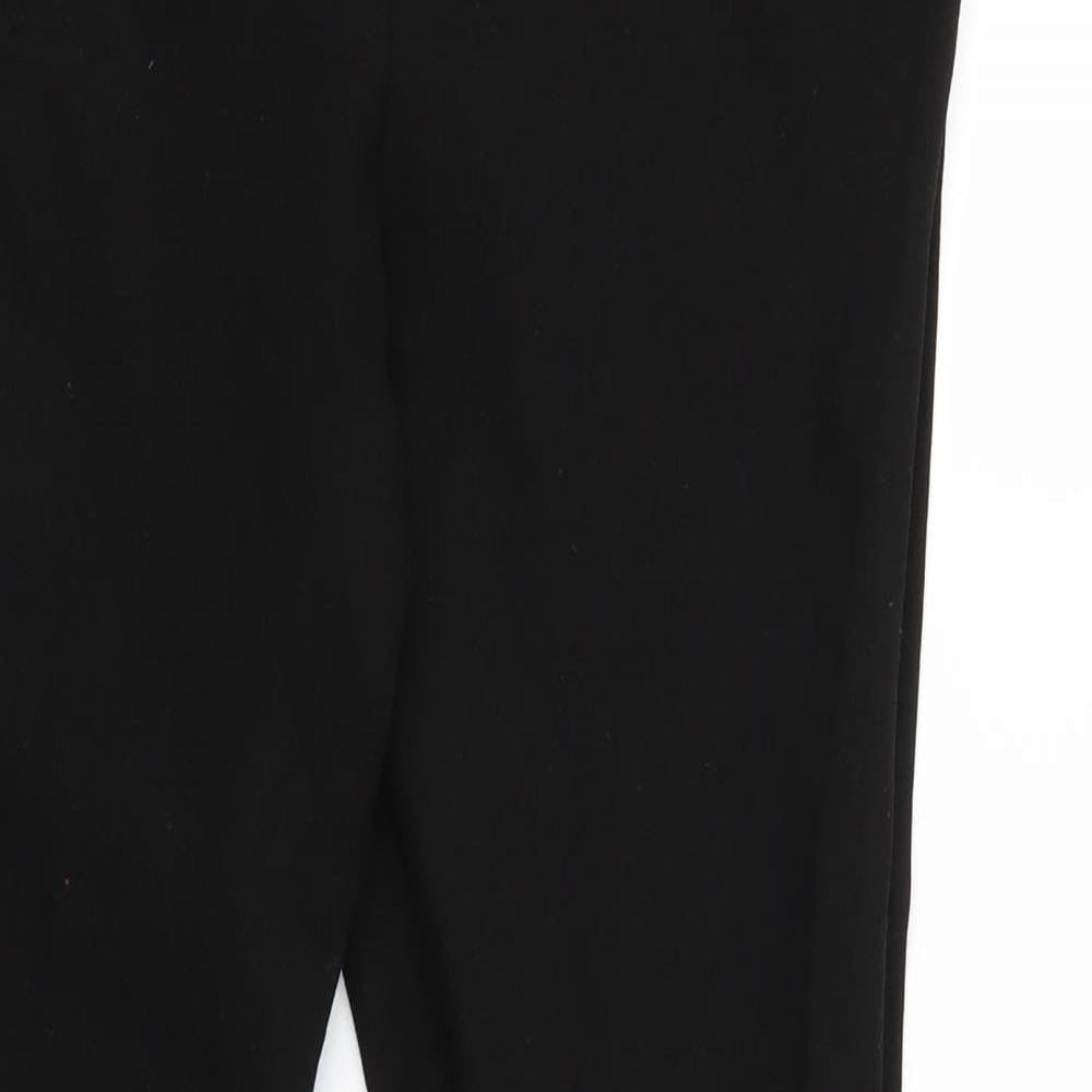 F&F Womens Black   Cropped Trousers Size 16 L24 in