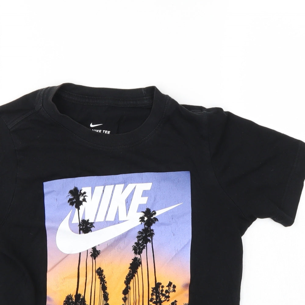 Nike Girls Black   Basic Polo Size 8-9 Years