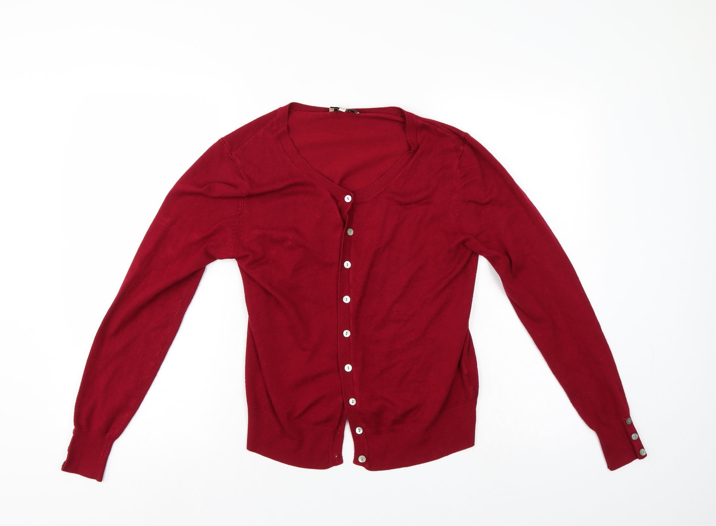 Papaya Womens Red   Cardigan Jumper Size 14