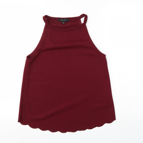 New Look Womens Red   Basic Tank Size 8
