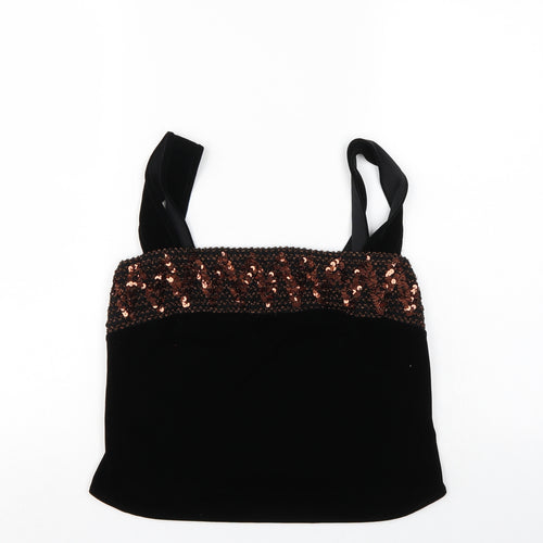 George Womens Black   Basic Blouse Size 14