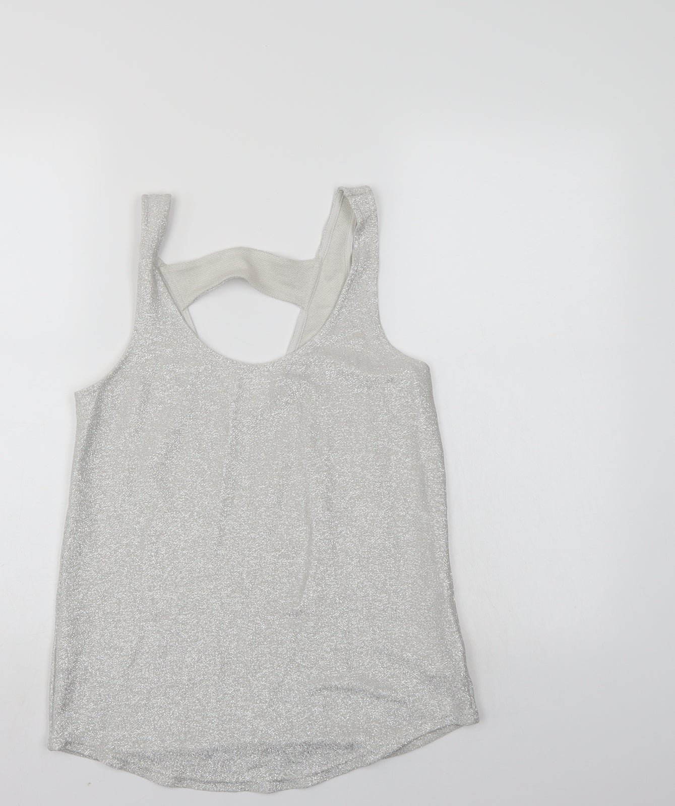 NEXT Womens Silver   Basic Blouse Size 6