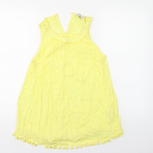 F&F Womens Yellow   Tunic Blouse Size 12