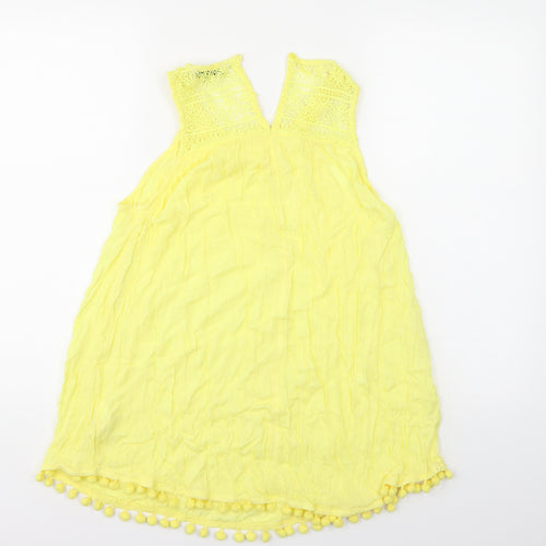 F&F Womens Yellow   Tunic Blouse Size 12