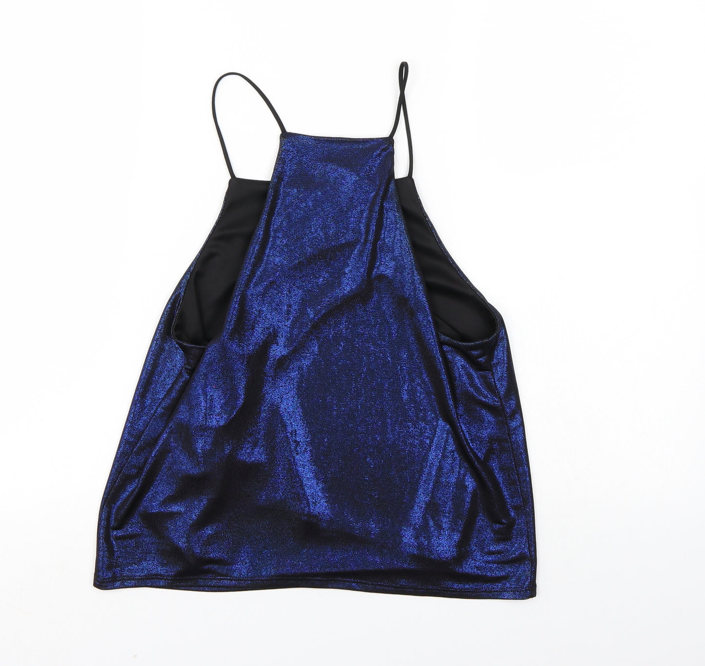 Topshop Womens Blue   Basic Tank Size 12