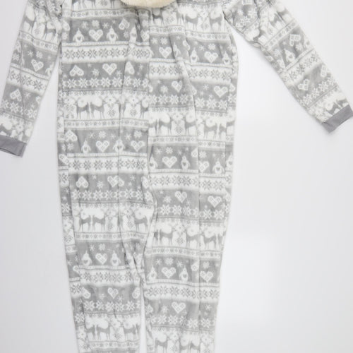 George Womens Grey Animal Print   One Piece Size M  - CHRISTMAS ONSIE