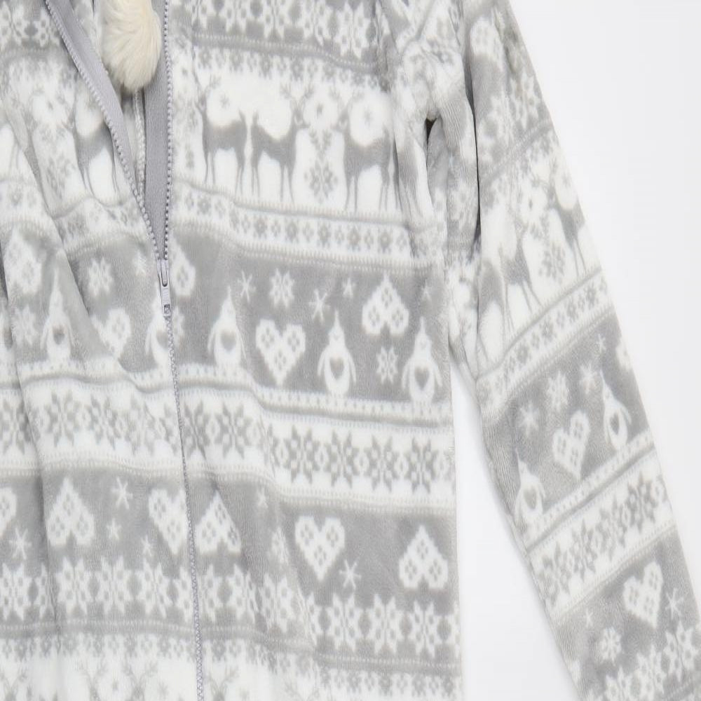 George Womens Grey Animal Print   One Piece Size M  - CHRISTMAS ONSIE
