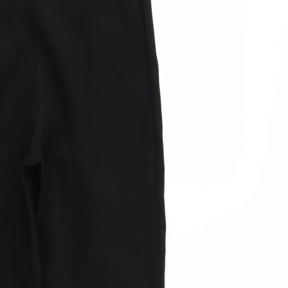 Marks and Spencer Womens Black   Pedal Pusher Leggings Size 12 L26 in - Elastic Waist