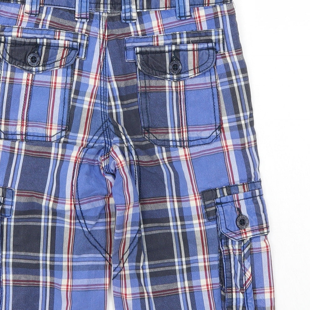 Fat Face Boys Multicoloured Check  Cropped Trousers Size 6-7 Years