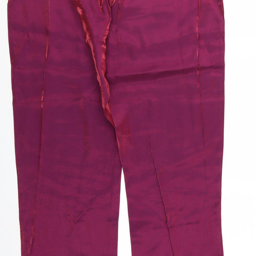 IMAGES Womens Purple   Trousers  Size 12 L29 in