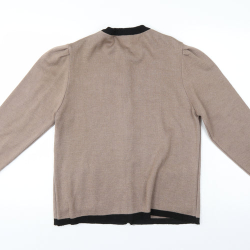 Preworn Womens Brown   Cardigan Jumper Size 12