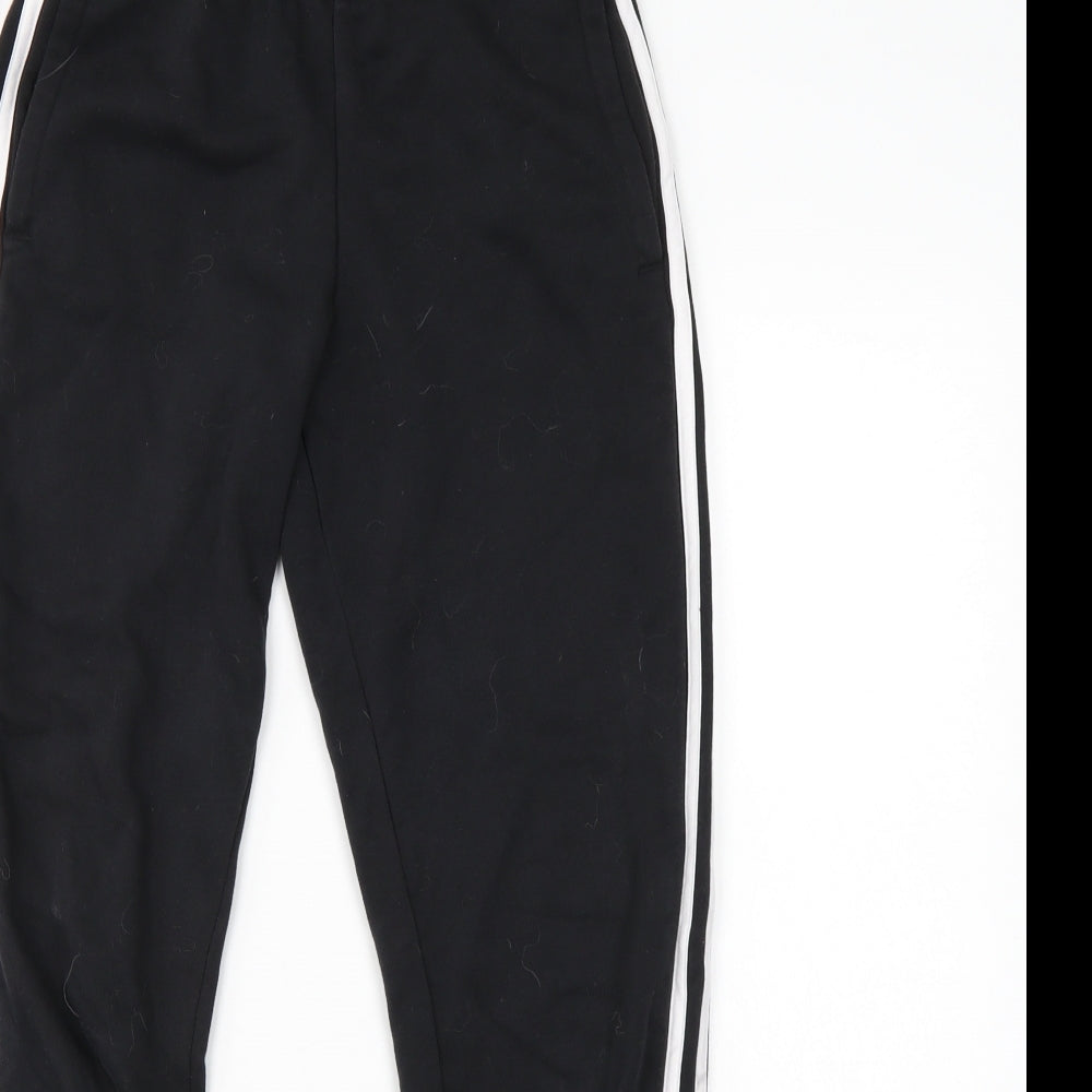 adidas Boys Black   Sweatpants Trousers Size 13-14 Years