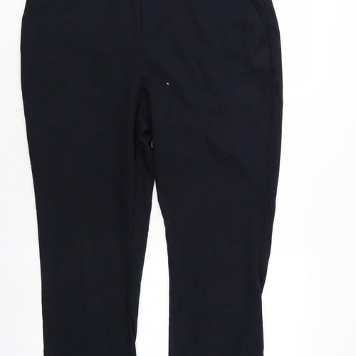 Papaya Womens Black   Trousers  Size 6 L24 in