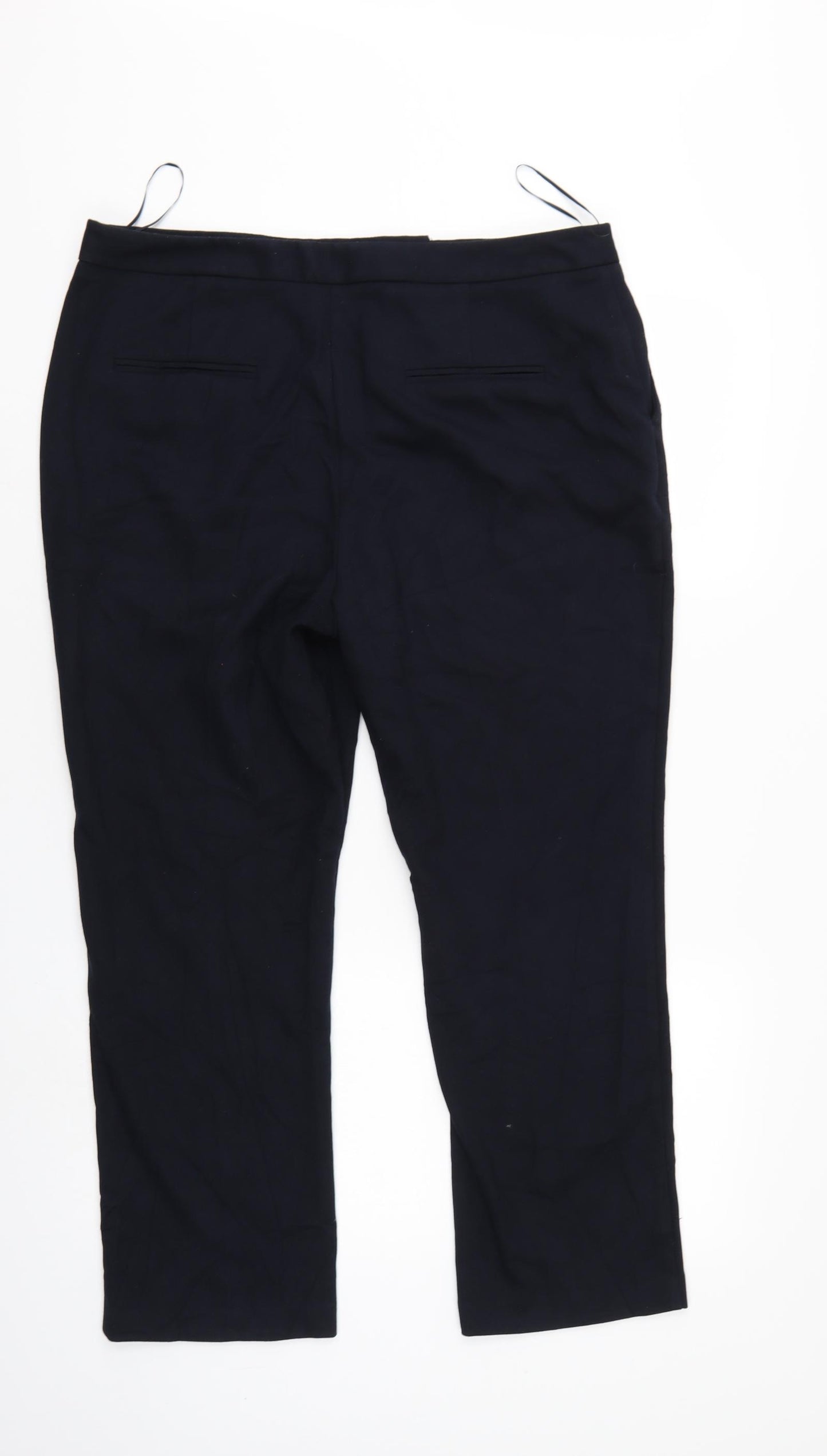 Papaya Womens Black   Trousers  Size 6 L24 in
