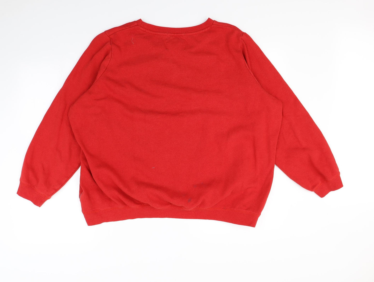 George Womens Red   Pullover Jumper Size 24  - Christmas jumper