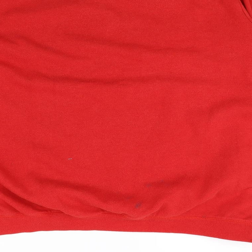 George Womens Red   Pullover Jumper Size 24  - Christmas jumper