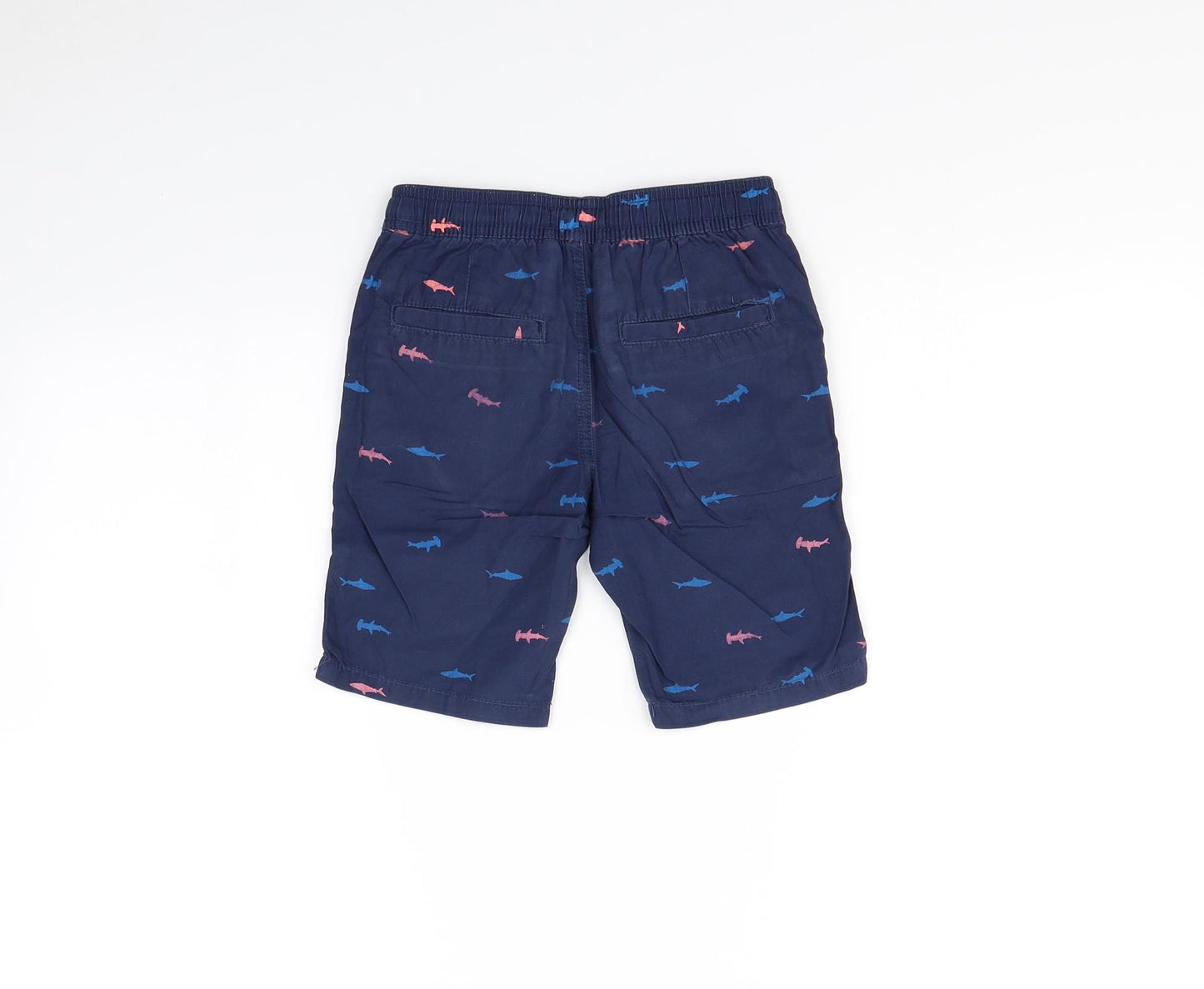 Blue Zoo Boys Blue Animal Print  Sweatpants Trousers Size 5 Years - Shark