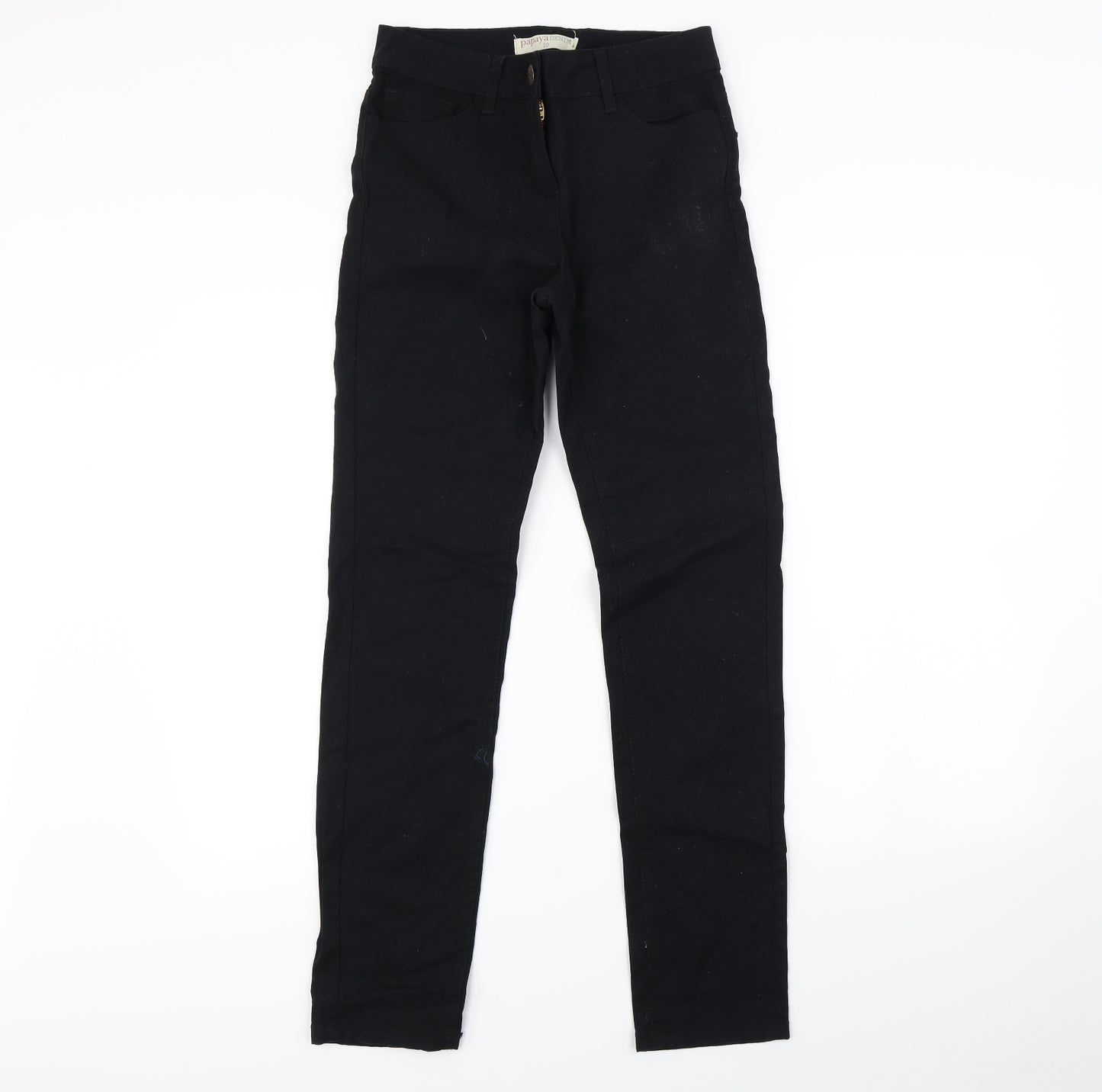 Papaya Womens Black   Straight Jeans Size 10 L29 in