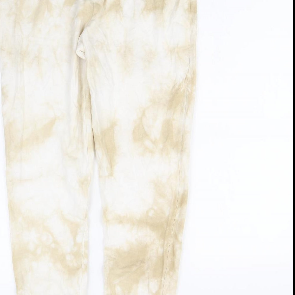 Michelle Keegan Womens Beige   Jogger Trousers Size 10 L28 in