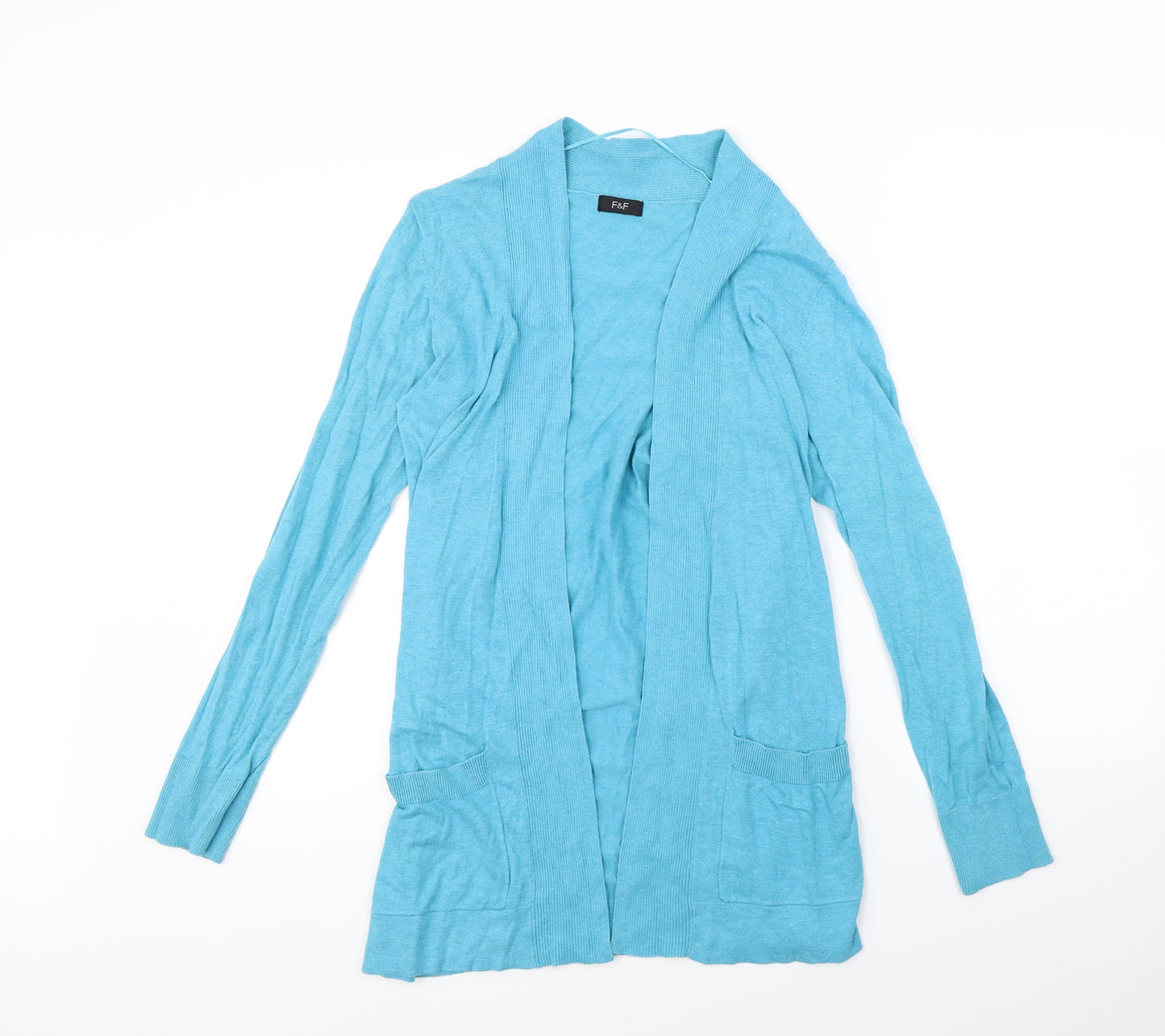 F&F Womens Blue   Cardigan Jumper Size 10