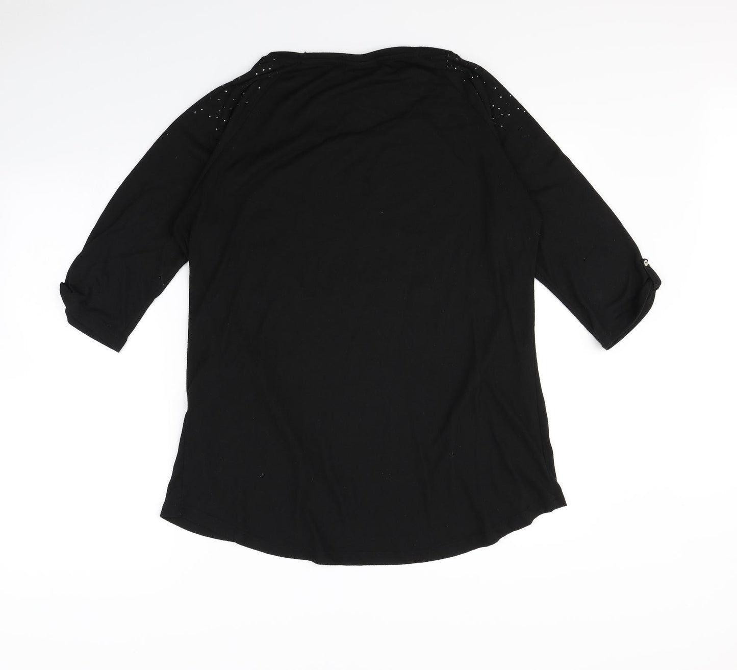 Preworn Womens Black   Basic T-Shirt Size L