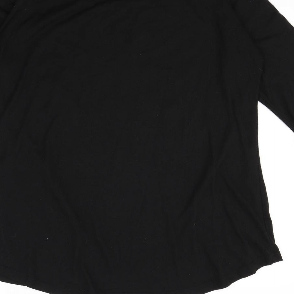 Preworn Womens Black   Basic T-Shirt Size L