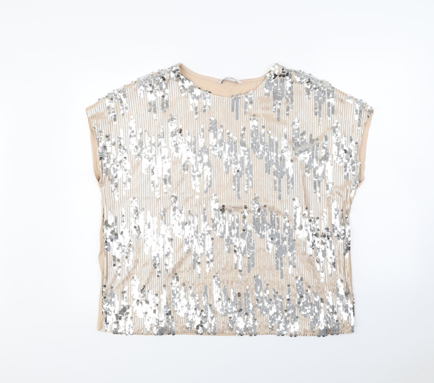 TU Womens Beige   Basic T-Shirt Size 20