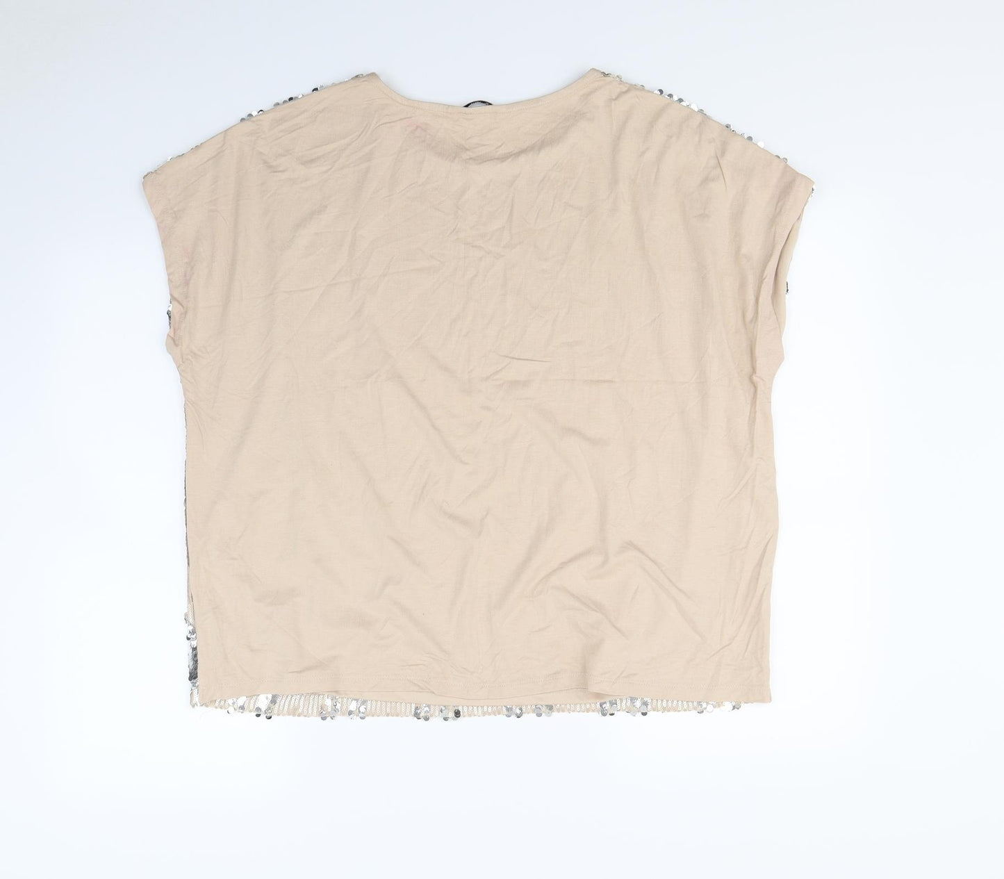 TU Womens Beige   Basic T-Shirt Size 20