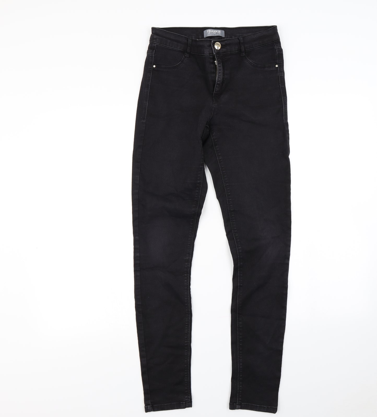 frankie Womens Black   Skinny Jeans Size 10 L28 in